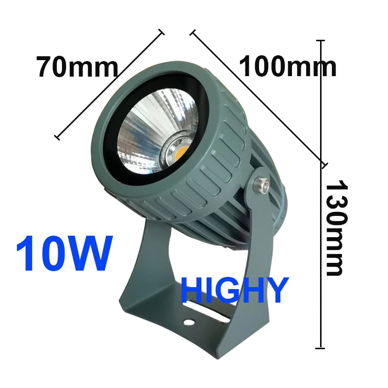 New COB LED Floodlight Outdoor Waterproof IP65 Outdoor LED Spotlight 10W 20W 30W Outdoor Landscape Lighting Exterior Wall Lighti
