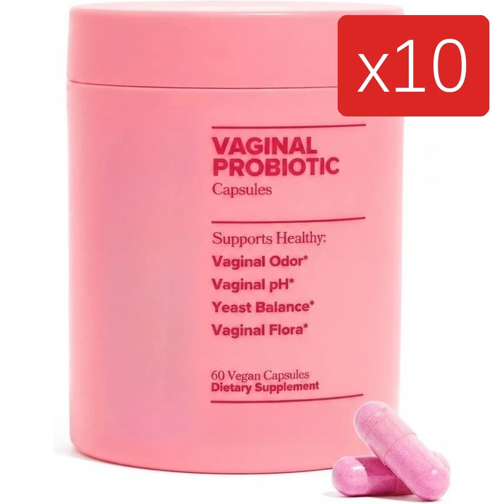 Women's Vaginal Probiotic Capsules, 5 Billion CFU, Healthy Odor Support, PH Yeast Balance & Flora Support, Vegan, 60 Count