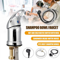 ABKS-Water Faucet Set, Salon Shampoo Bowl Faucet And Sprayer Kit With Sprayer Hose, Home Salon Spa Hot Cold Mixer
