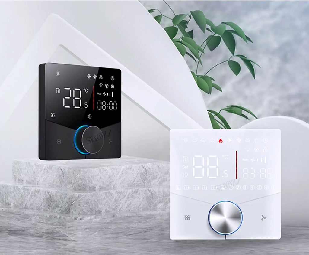 EU 24V 220V WIFI Smart Air Conditioner Thermostat Temperature Controller for Cooling Heating Programable Thermostatic Valve