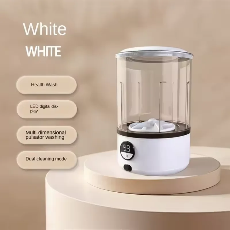 2L Mini Washing Machine Automatic Portable Turbo Led Washing Cup Portable Washing Machine is Suitable For Underwear Underwear