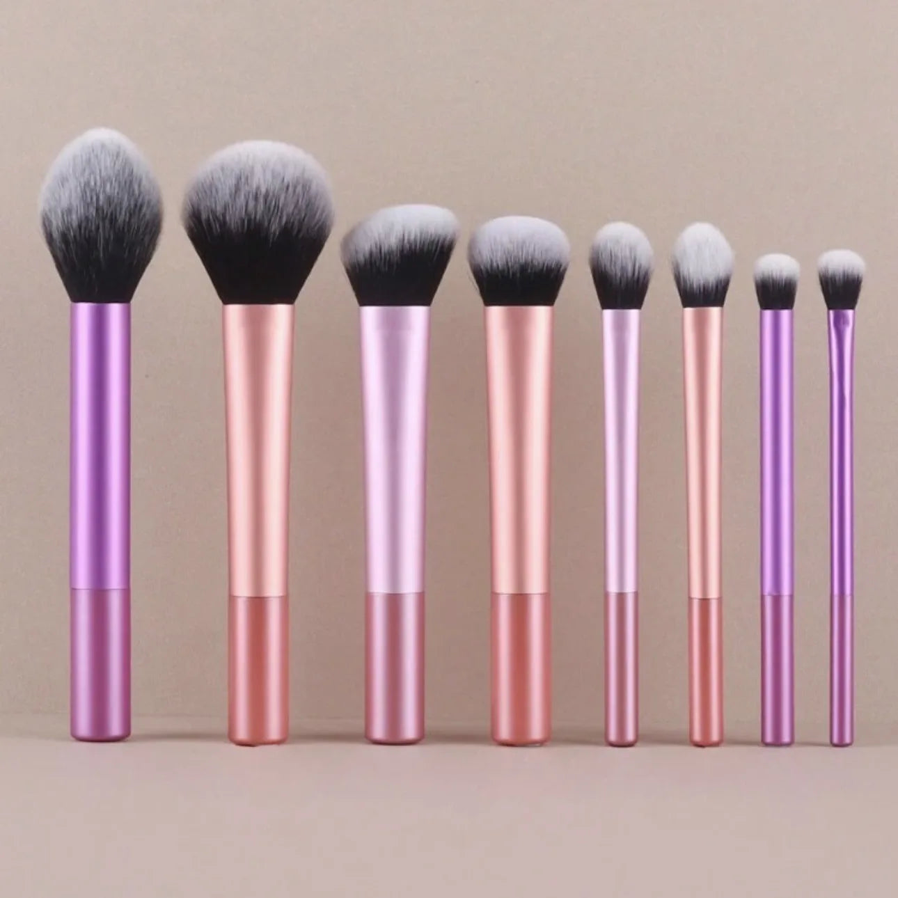 8Pcs Soft Synthetic Hair Makeup Brush Set Foundation Blush Eyeshadow Multi-purpose Cosmetic Beauty Tools