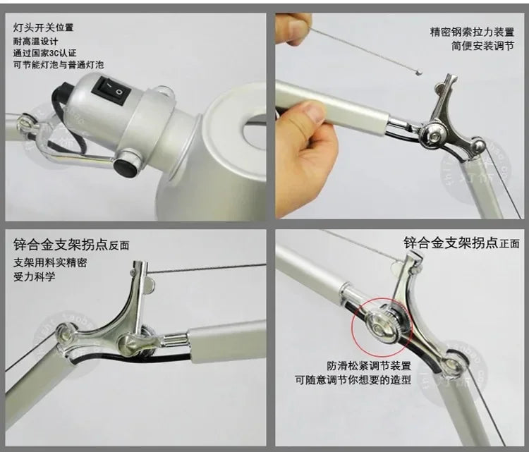 Modern Simple Modern Foldable Wall Lights Long Swing Arm Adjustable Aluminum Sconces Lamps Telescopic Wall Lights For Bedroom
