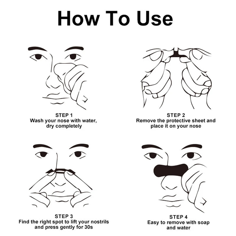 100/50/30/10Pcs Nasal Strips Portable Breathing Nose Patch Right Way Stop Snoring Sleeping Aid Device Easier Breath All Night