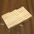 Western Knife Tray Organizer - Wood Knife Organizer - Kitchen Drawer Cutlery Storage Tableware - Container in-drawer Knife Tray