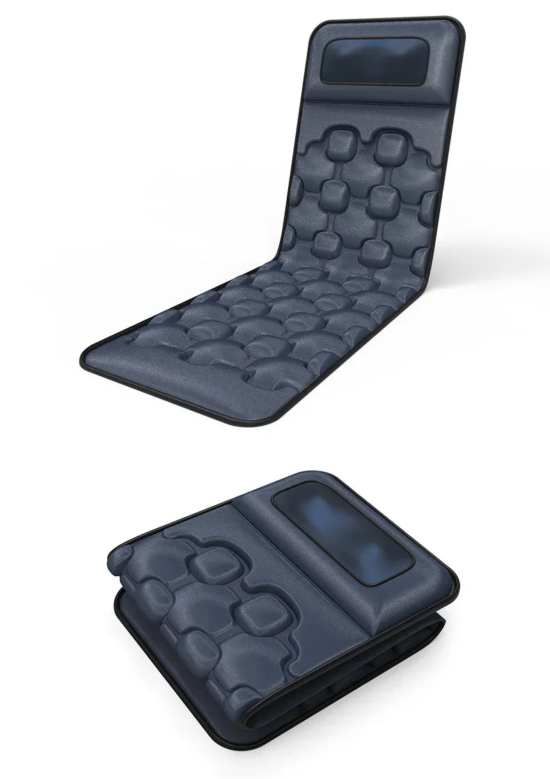 NEW Soft Electric Vibrator Heating Back Neck Massager Mattress Waist Pad Pad Home Office Relaxing Bed Pain Relief Health Gift