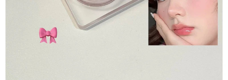 Purple Blush Cream Cheek Rouge Rose Brown Mud Palette Long-Lasting Waterproof Monochrome Brighten Face Moisturizing Blush Makeup