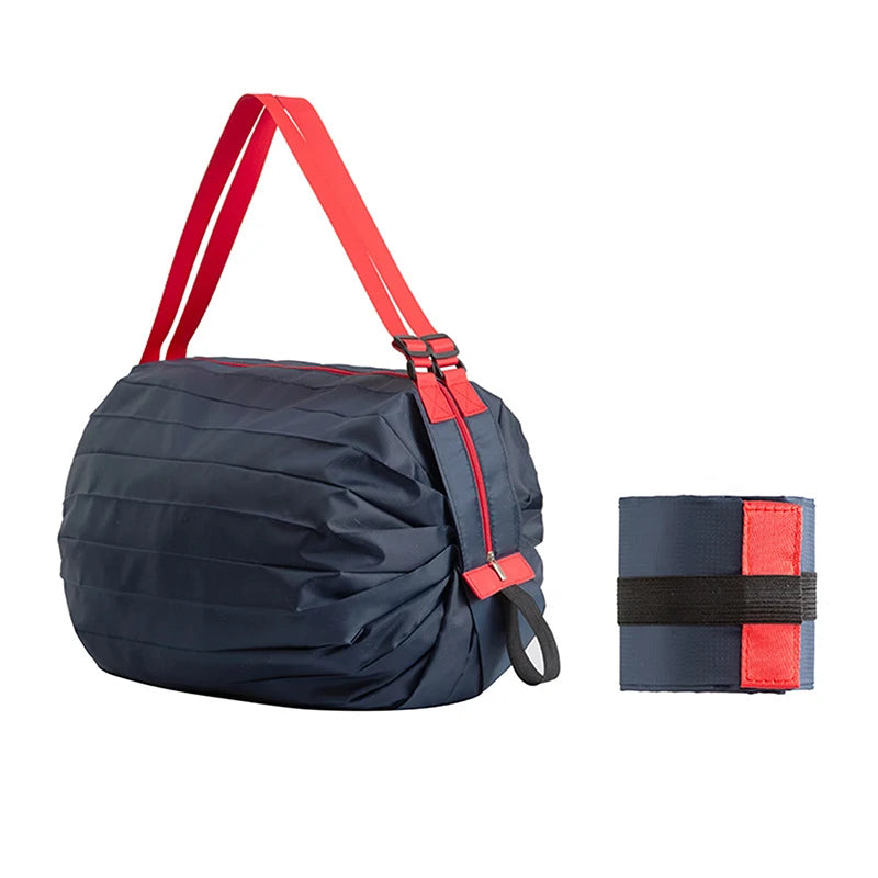 Portable Shopping Bag Large Capacity Foldable Storage Shoulder Bag Travel Handbags With Handle Outdoor EDC Camp Beach Bag