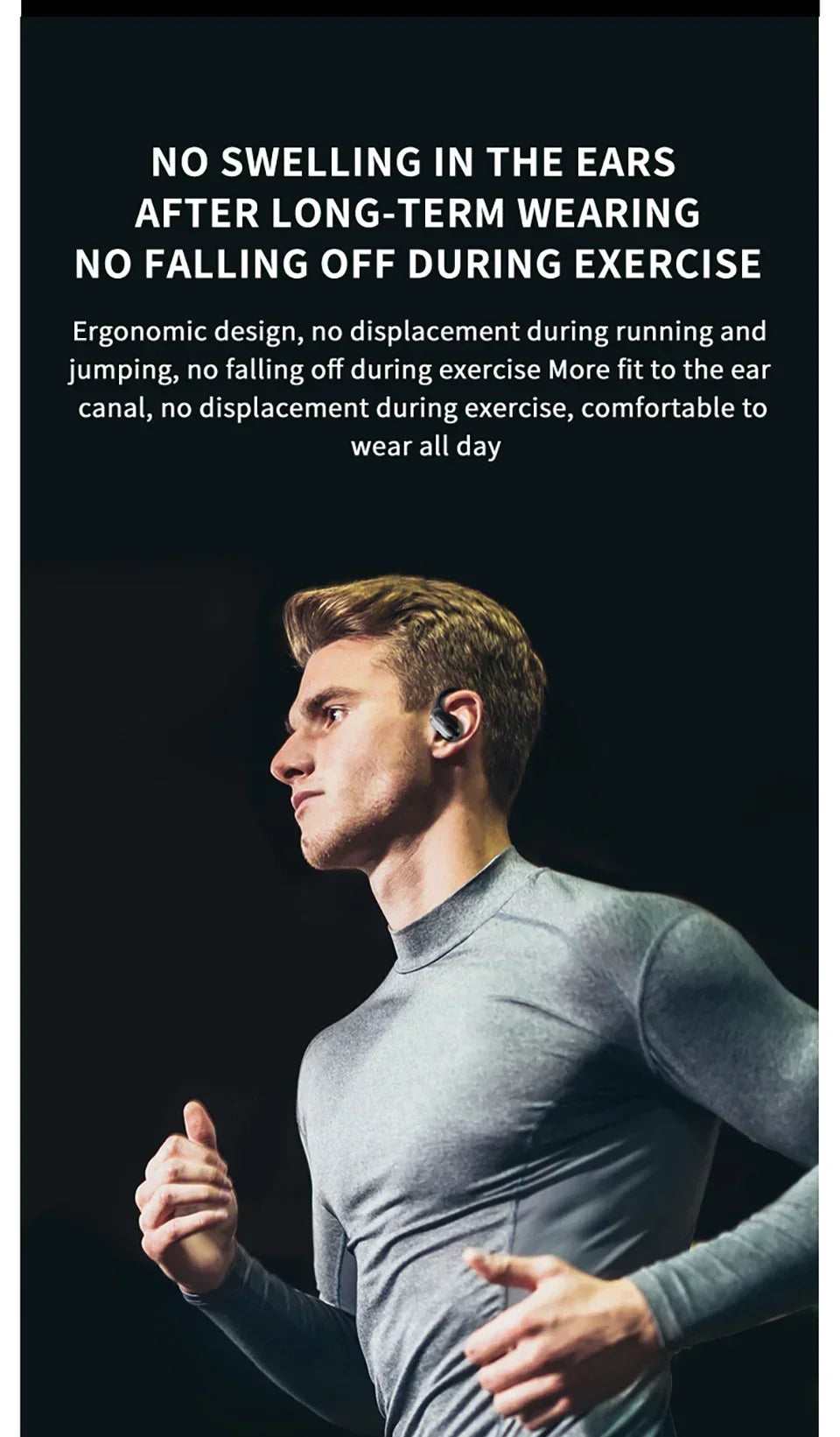 Lenovo ThinkPlus Earphone XT80 Wireless Bluetooth Sport Noise Reduction Earbuds HiFi Stereo Game Music Headphones Long Standby