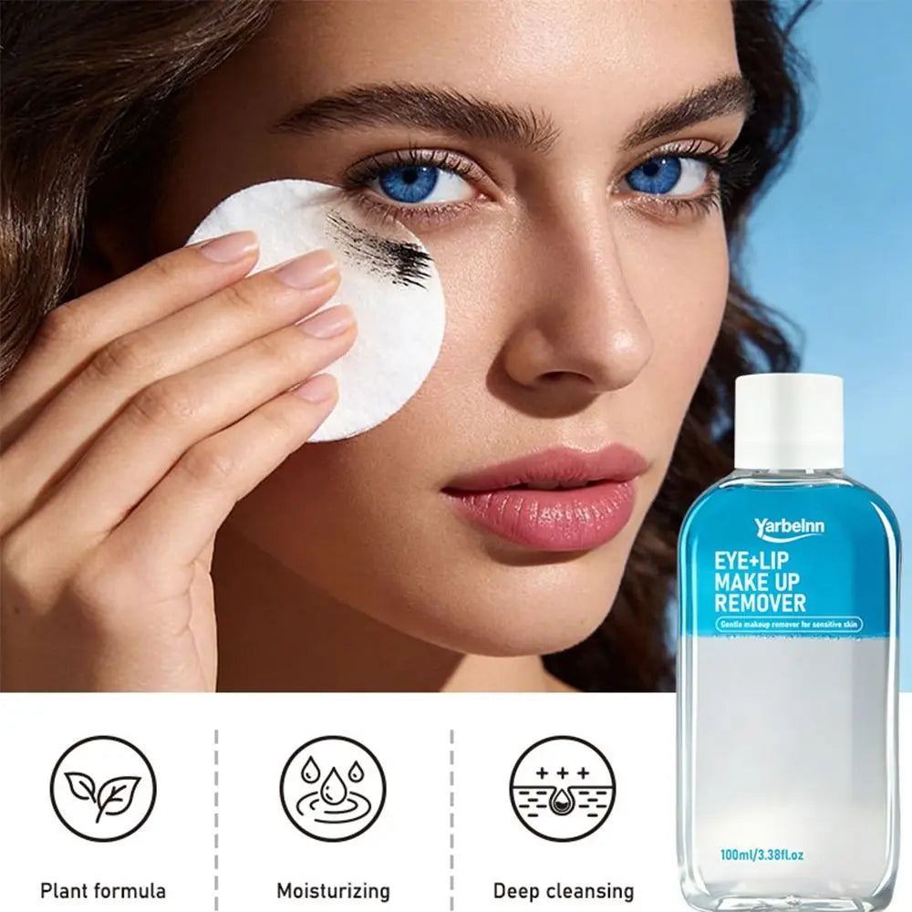 Non-Irritating Eye and Lip Makeup Remover Deeply Cleanses Soothing Skin Makeup Removal Oil Quickly Gently Cleansing Oil