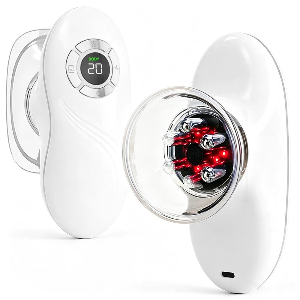 3+1 Body Sculpting Machine Red Light Vacuum Cupping Sculpting Machine Dual Modes Portable Face Body Slimming Massager