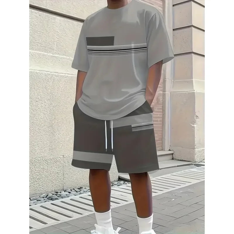 Men Short Sleeve T Shirt 3D Printed Breathable Casual Fashion Streetwear Outdoor Summer Clothing Top Tee For Male