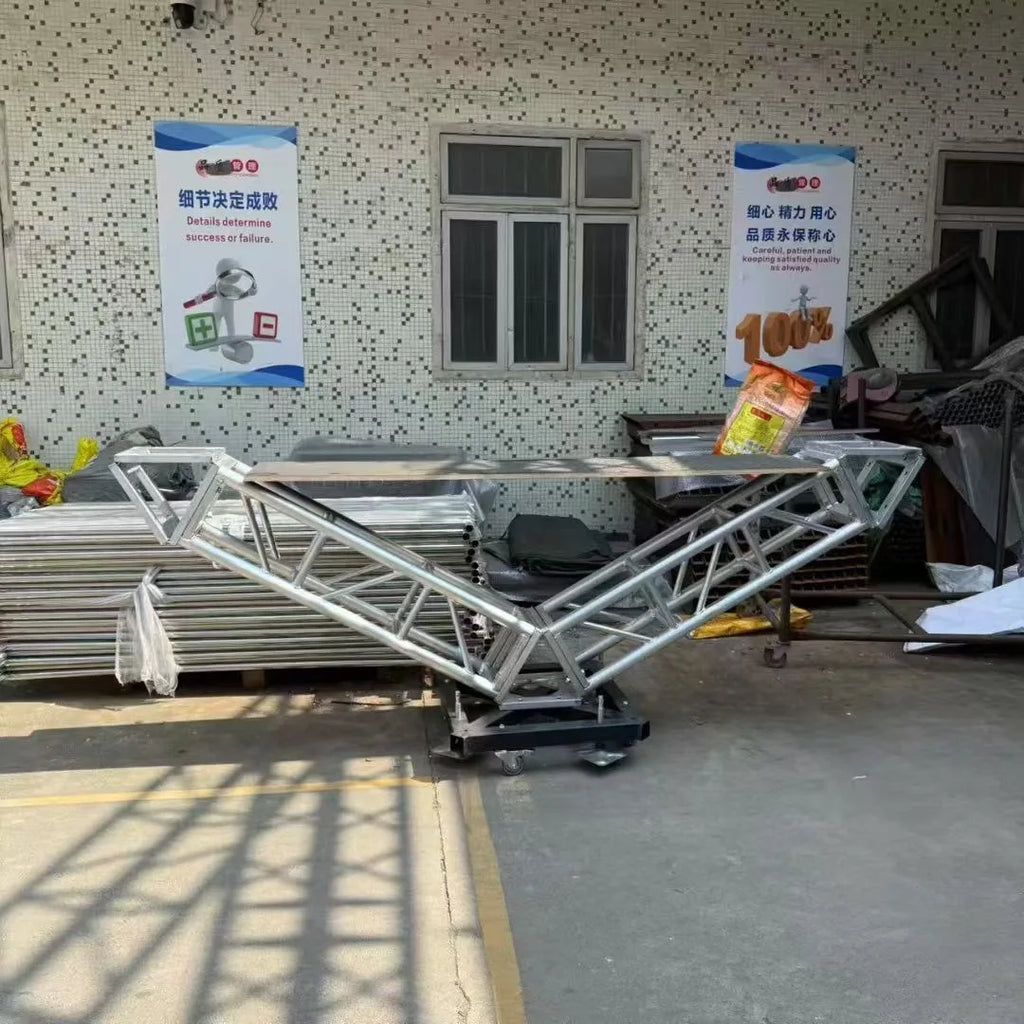 Custom DJ Truss Table Aluminum Alloy Truss DJ Table Square DJ Booth Truss for Outdoor Events and Performances