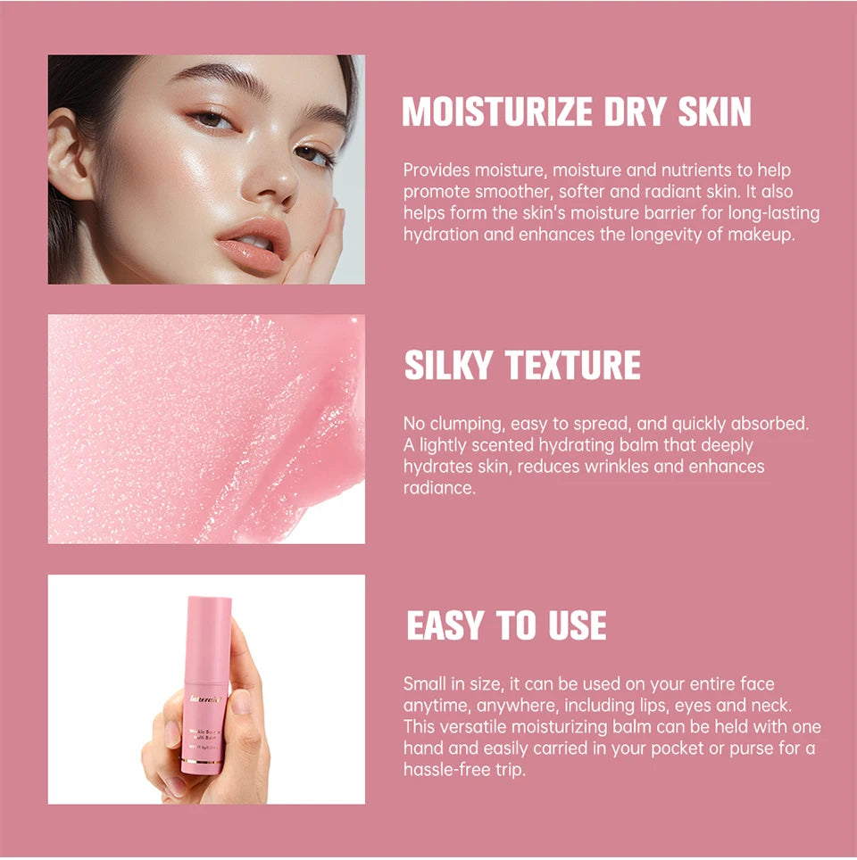 Wrinkle KAHI Removal Multi Bounce Balm Collagen Stick Fade Fine Lines Brighten Dull Skin Tone Cream Korean Cosmetics