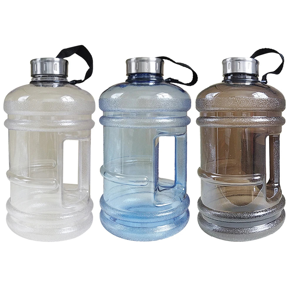 2.2L Gym Water Bottle Large Capacity Sports Water Jug Portable Running Hydration Bottle Multifunction for Camping Hiking