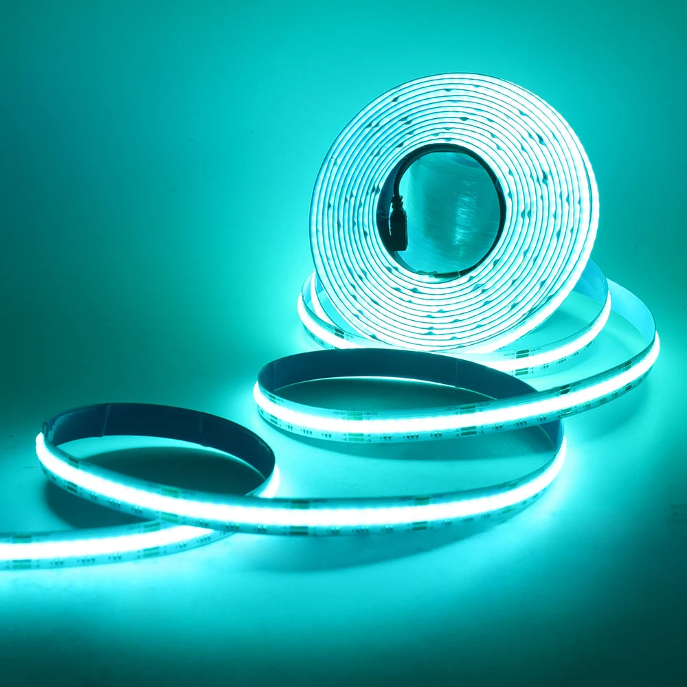 IP67 Waterproof IP21 RGB COB LED Strip DC 12V 24V 576 840LEDs/M TV BackLight Home Decoration Led Tape Diode Flexible Ribbon
