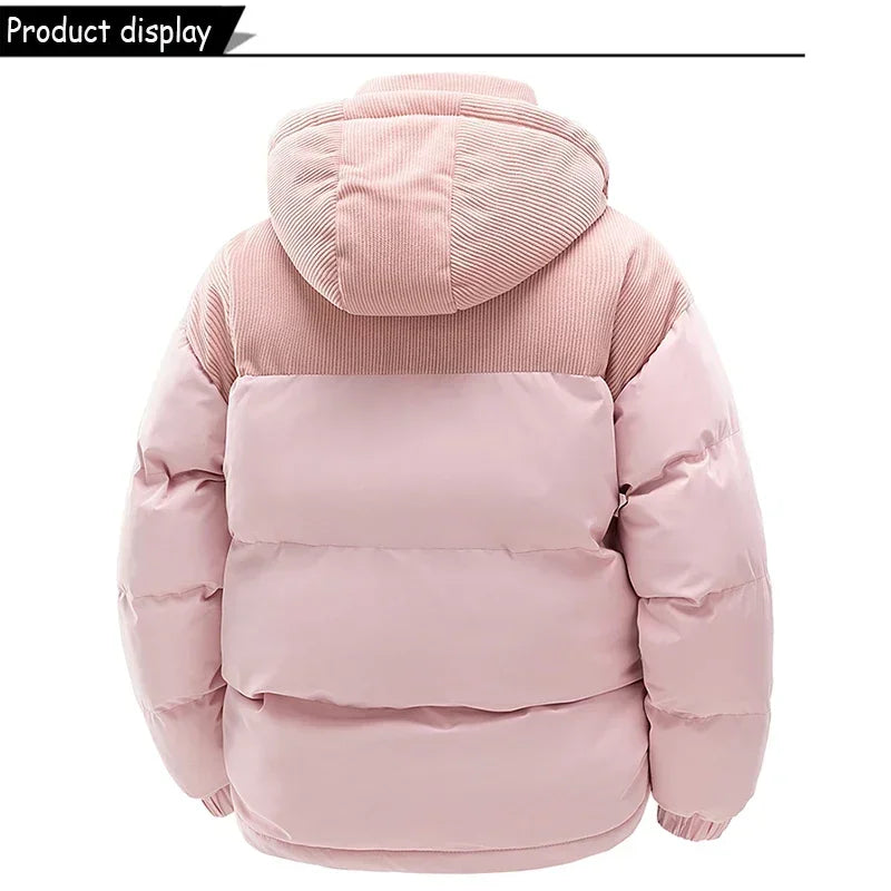 Winter Men Waterproof Windproof Casual Jacket Mens Puffer Hooded Fashion Jacket Man Outdoor Loose Thick Jacket Windbreaker Parka