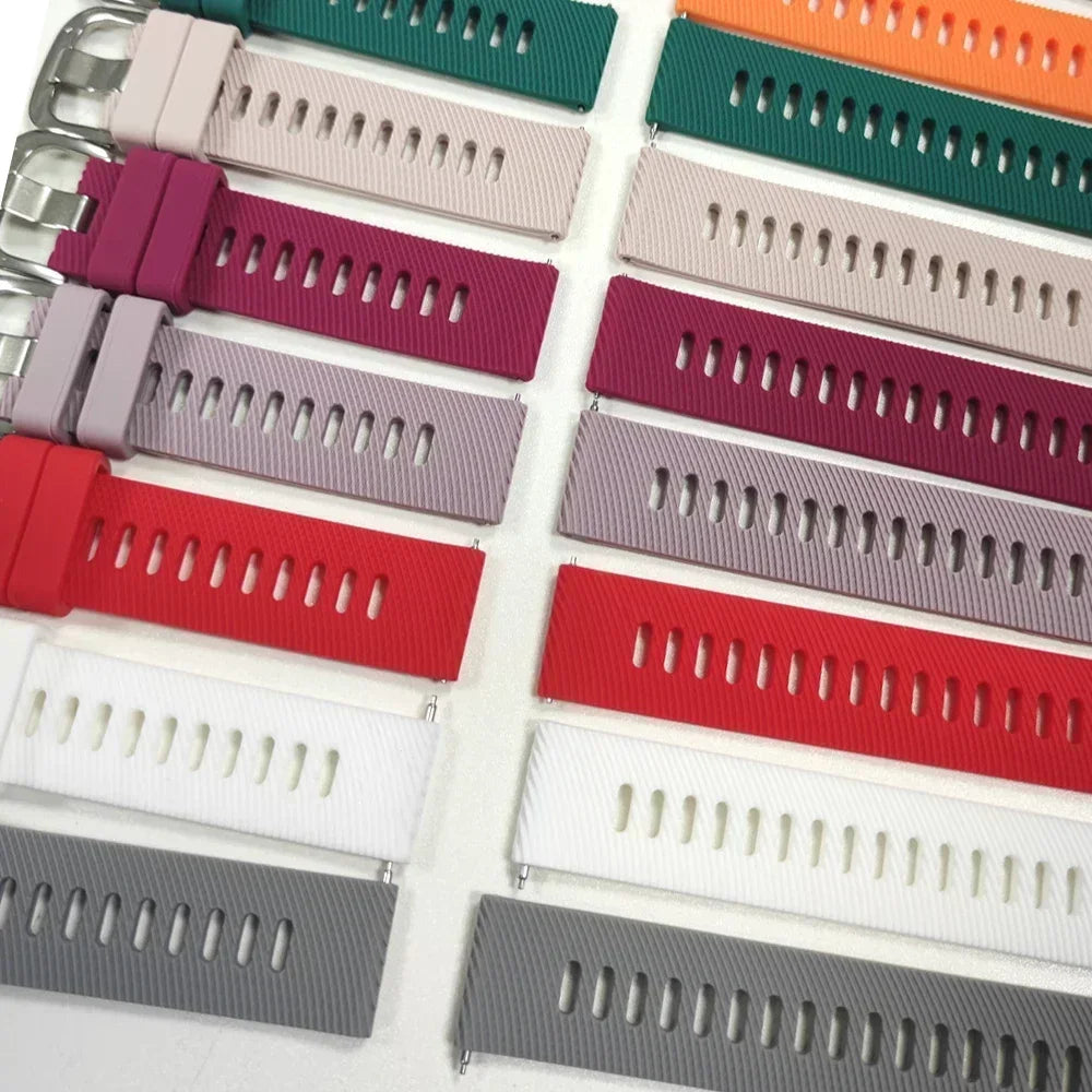 Silicone Bracelet Strap For COLMI P71/P81/P82/P73/P76/P78 Replacement Watch Band 20 22mm For COLMI C81/V68/V70 Sport WristStrap