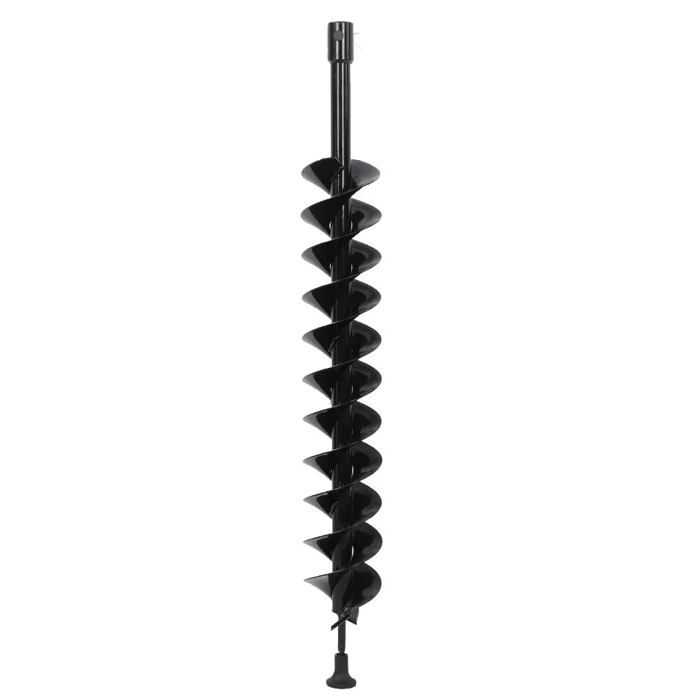 Earth Auger Drill Bit Farm Planting Seeding Hole Digger 100x800mm Dual Blade Hole Digger Drill Bit
