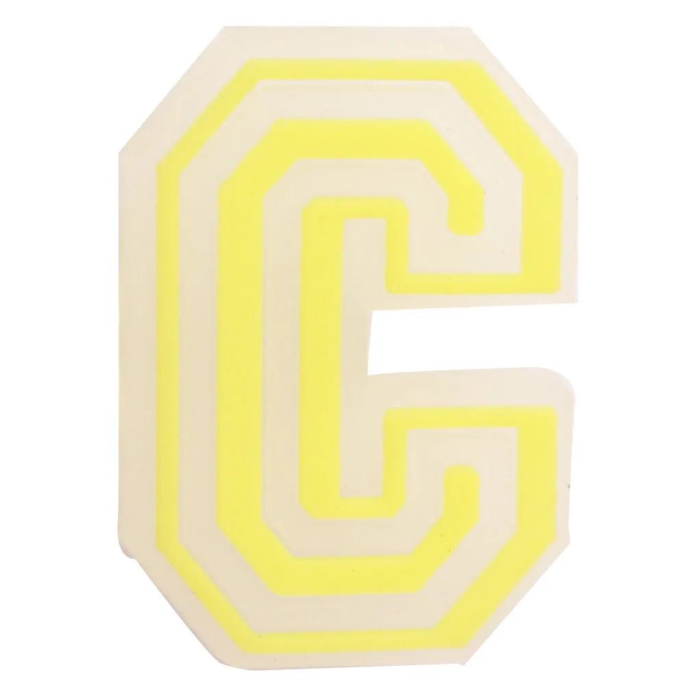 1PCS Cute Cartoon Kawaii Colorful Letter PVC Shoe Charms Grow On The Night Luminous Alphabet Sandals Shoes Decoration Kid Gft