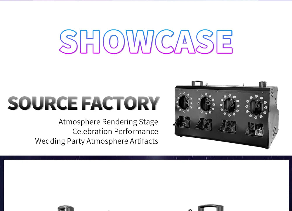 1500W 3000W LED Bubble Fog Machine DMX512 Smoke Fog Bubble Lighting Blower RGBW Stage Event Wedding Party Bar DJ Club
