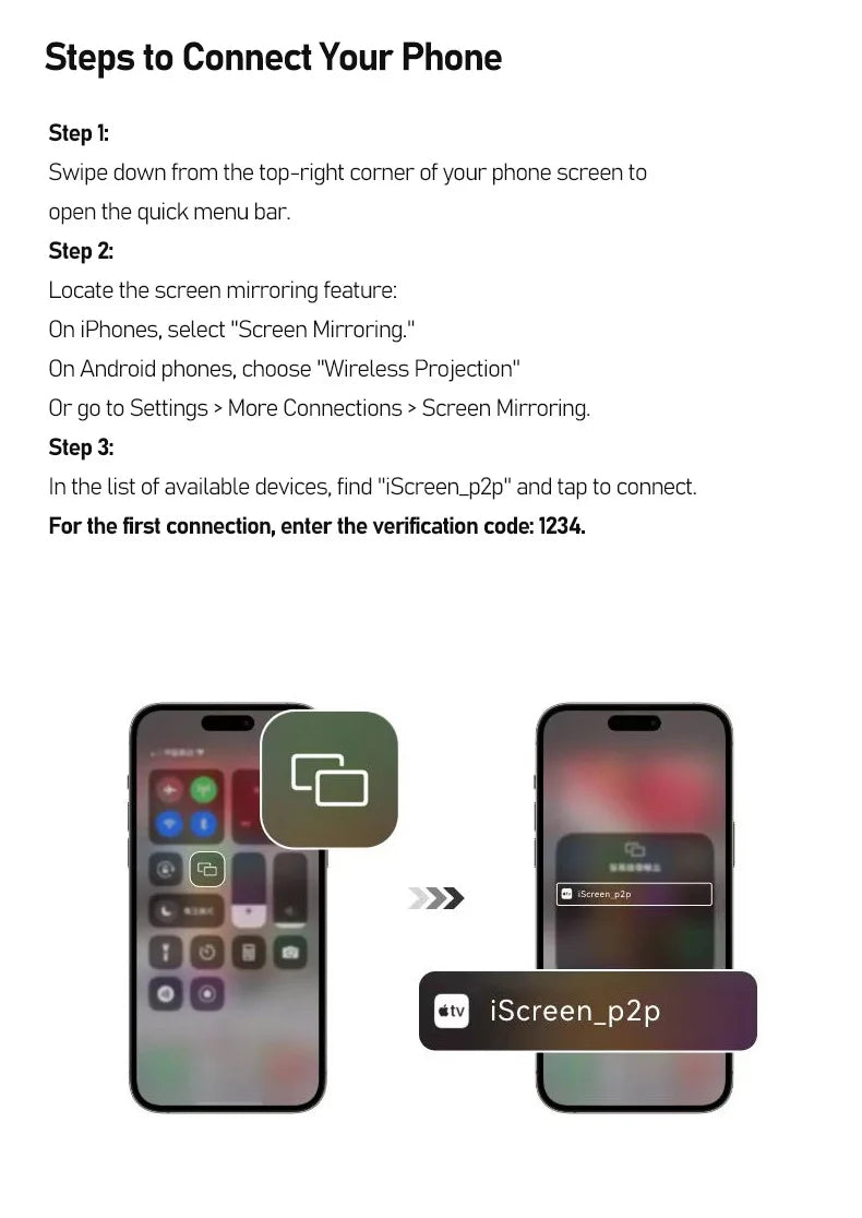 Smartphone Magnetic Monitor Screen Projector Phone Rear Camera Selfie For Vlog Live Stream Video Recording For Android iPhone