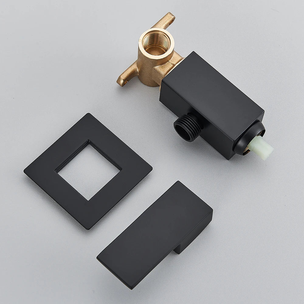 Rozin Black Bidet Faucets Wall Mounted Bathroom Shower Tap Bidet Toilet Sprayer Bidet toilet Washer Mixer Faucet