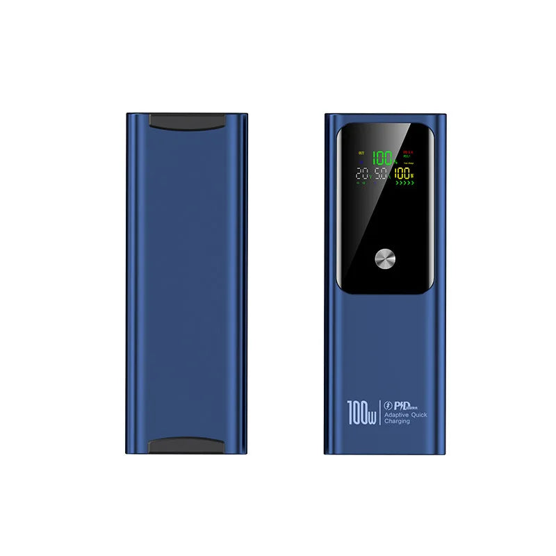 100W PD Fast Charge Power Bank 20000mAh Bidirectional Portable External Battery for IPhone Android Laptop Notebook