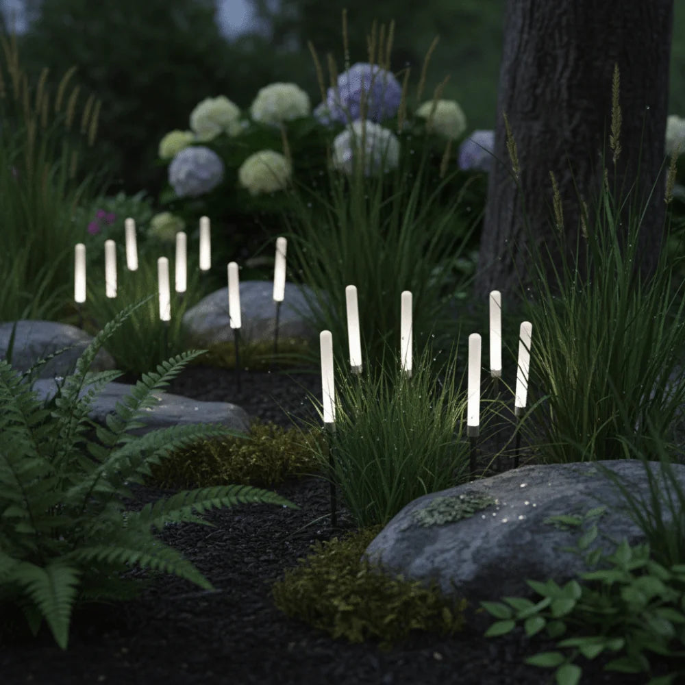 Decoration Waterproof Landscape Lighting LED Acrylic Lawn Lamp Ground-Mounted Frosted Acrylic Rod Outdoor Decorate Lamp Villa