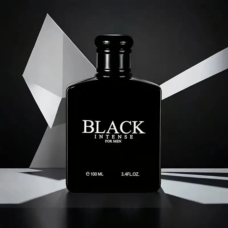 100% Brand-Original, High-Quality Men's Pure Black Perfume: Elegant Blackcurrant and Sandalwood, 100ml