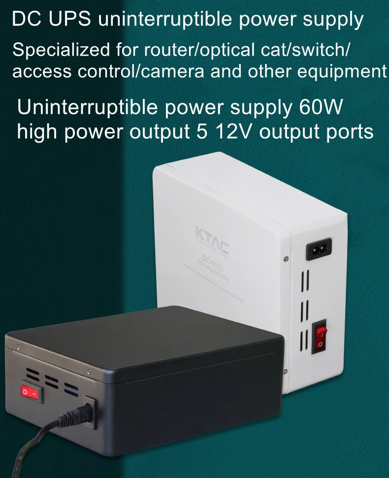 60W uninterruptible power supply miniups computer all-in-one DC backup power optical cat camera