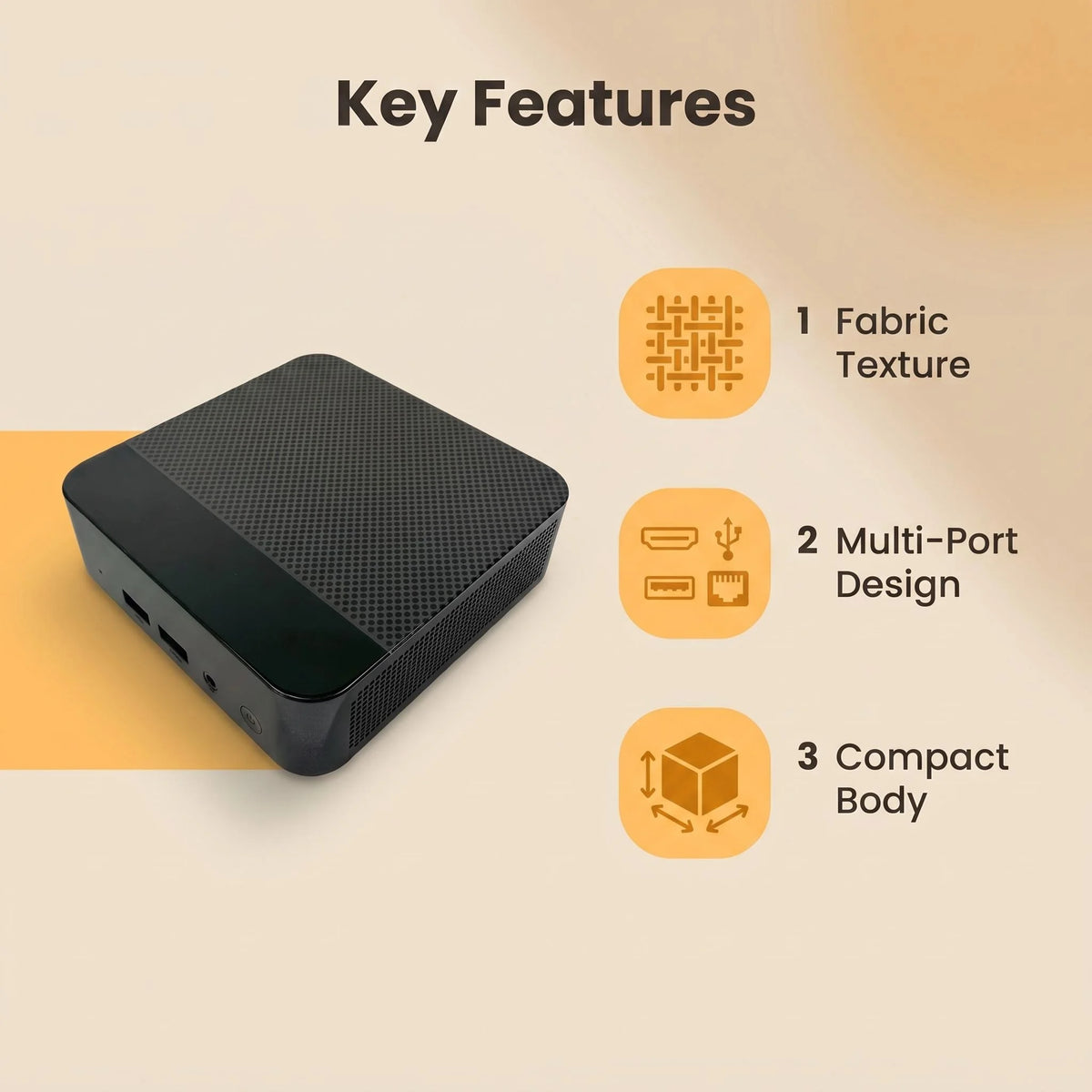 Mini PC Intel N150 16GB DDR4 512GB M.2 NVMe SSD Triple 4K Output WiFi6 Silent Cooling Office Home Desktop Pro Ultra Fast Max