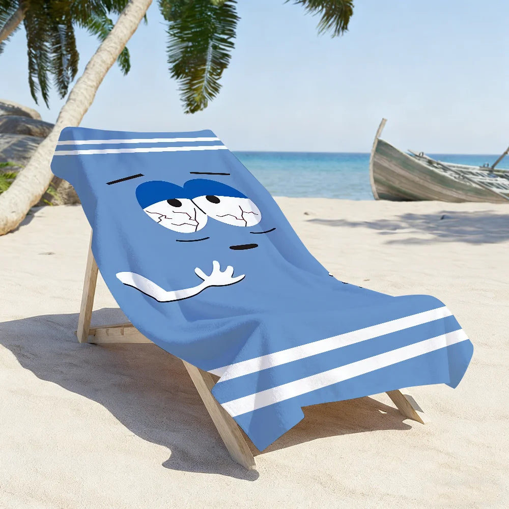 Cartoon T-Towelie-S Cute Towel Quick Dry Soft Yoga Swimming Fitness Mountain Climbing Large Beach Towels