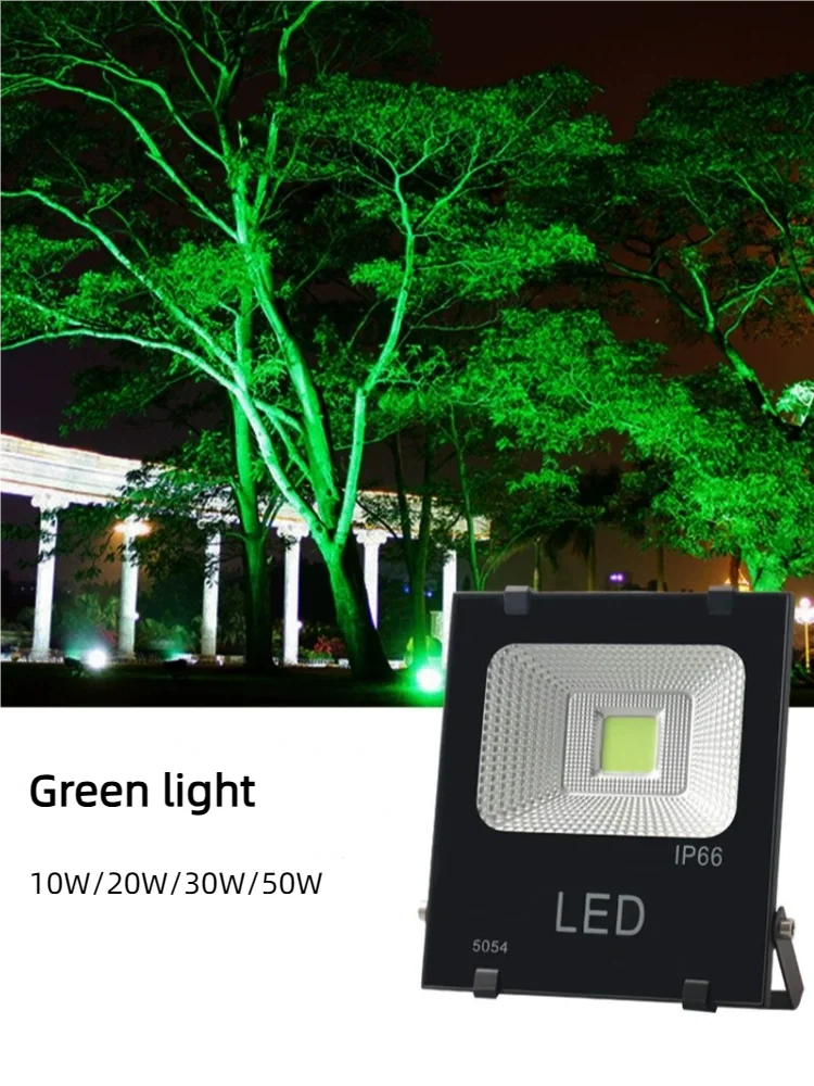 Led Spotlight Colorful Projector Lamp IP66 Outdoor Waterproof Tree Light 10/20/30/50W Garden Green Landscape Patio Lawn Lighting