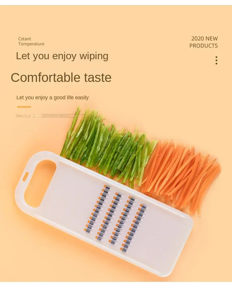 Manual Potatoes Carrots Cucumbers Slicer Stainless Steel Shredder Portable Kitchen Gadgets Kitchen Accessories Kitchen Tool