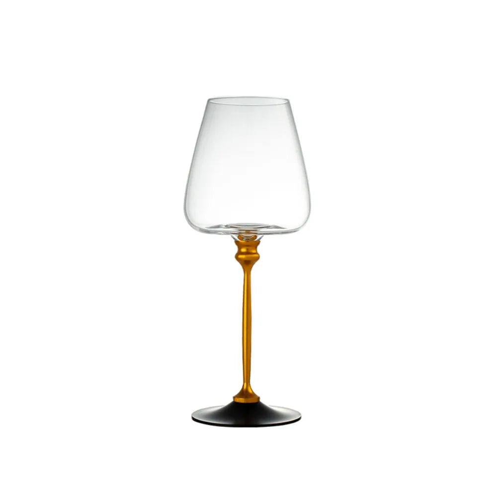 Unique Clear Rotating Glass Wine Glasses Ergonomic Holder Thickened Base Crystal Goblet 500ml Wine Decanter Glass Cup Whiskey