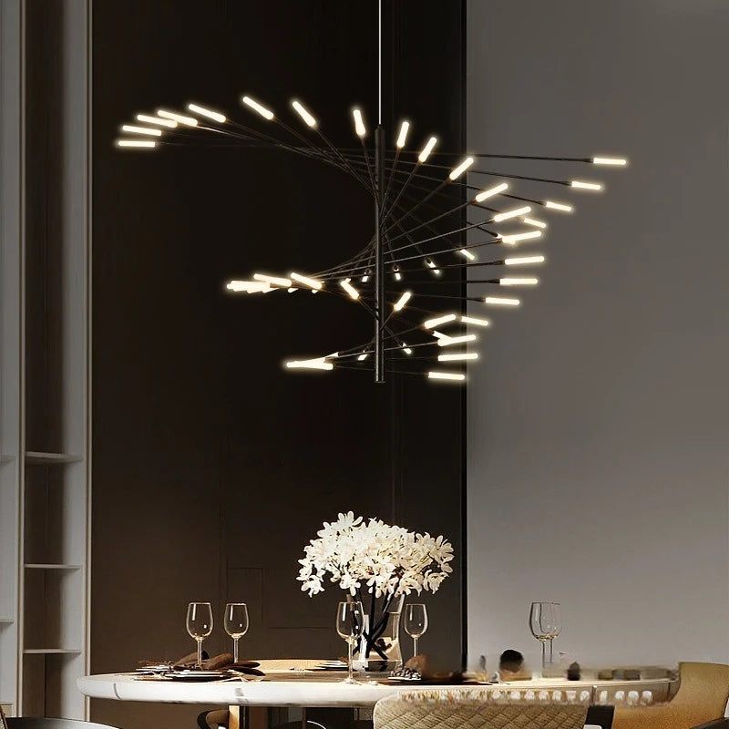 Modern LED Ceiling Pendant Light-modern Dimmable Lighting for Living Room, Kitchen, and Luxury Room Decoration