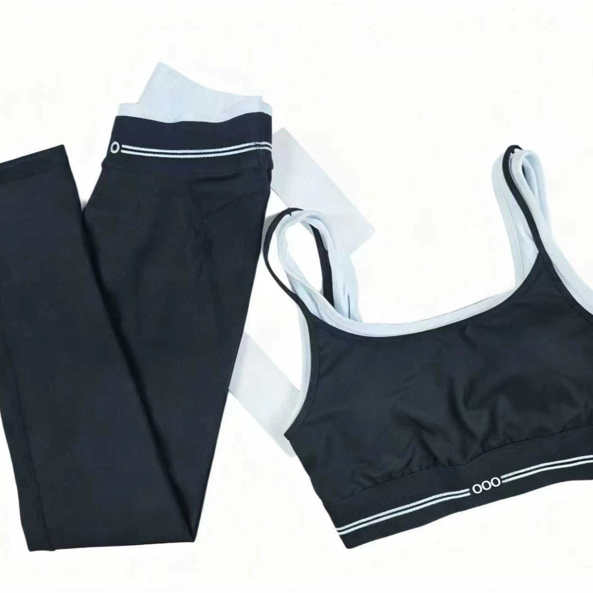 2026 New Women's Sports Premium Fitness Yoga Running Simple Pants Two Piece Set