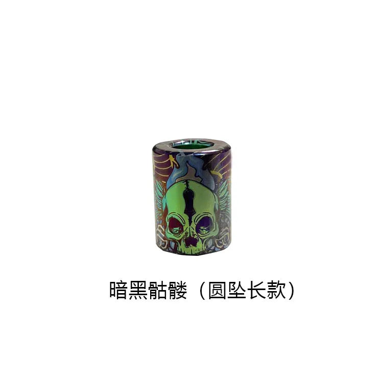 EDC Titanium Alloy Knife Beads A Pendant Paracord Outdoor DIY Decorations Camping Gear EDC Tools
