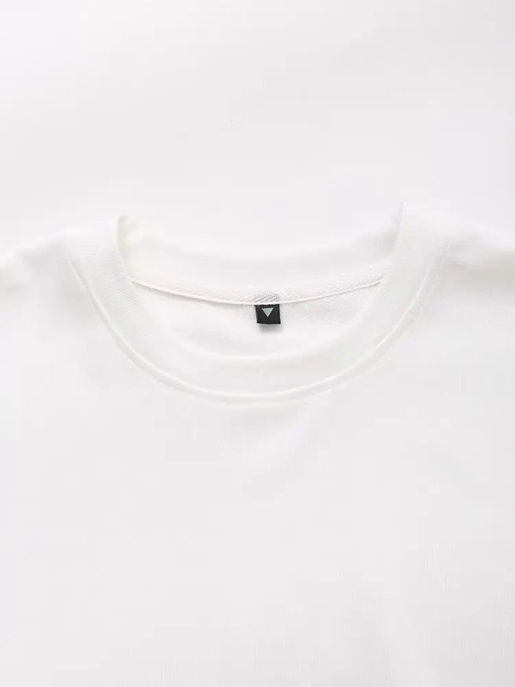 HH 2024 Women's Solid Casual T Shirts Pant Set Short Sleeves O-Neck T-Shirt Top+Lace-up Loose Side Pockets Straight Pant