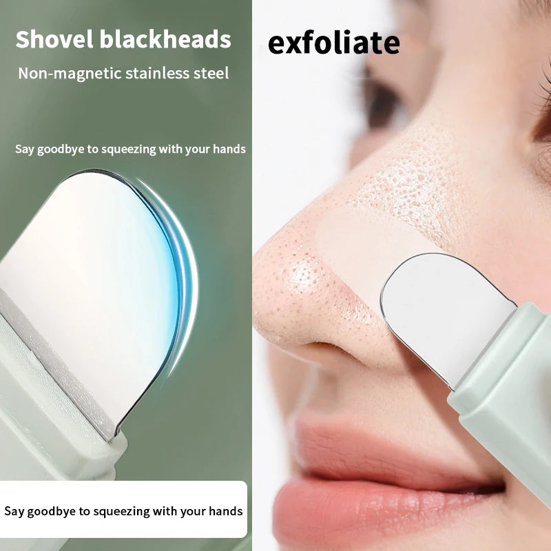 Nose Blackhead Whitehead Remover Scraper Deep Pore Cleaner Facial Skin Cleaning Tool Professional Face Care Beauty Device