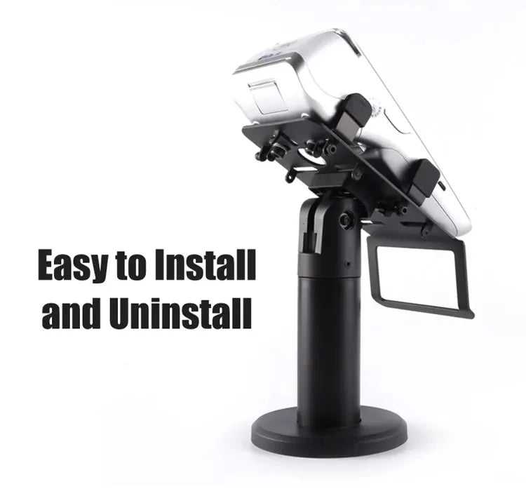 Metal POS Terminal Machine Stand with Adjustable Size Function Suitable for Universal MPOS and POS Machine Devices Bracket Mount