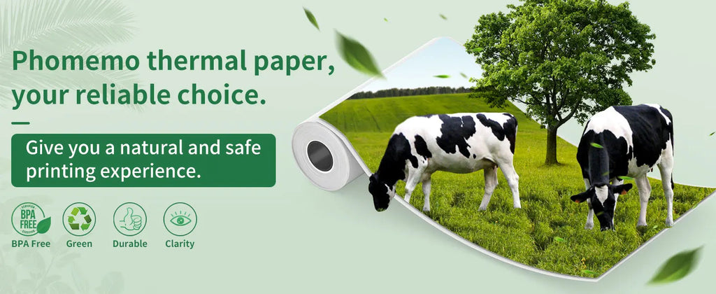 M04S Paper for M04AS Printer M03AS HD thermal Color Paper 80mm x 3.5m 3rolls Works in Phomemo M03/ M03AS/M04S/M04AS Printer