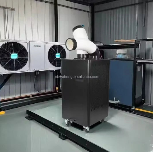 Wholesale Custom Dual Hose Unattended Low Energy Portable Industrial Air Conditioner R410A Compressor 300m/h Airflow 48dB Floor