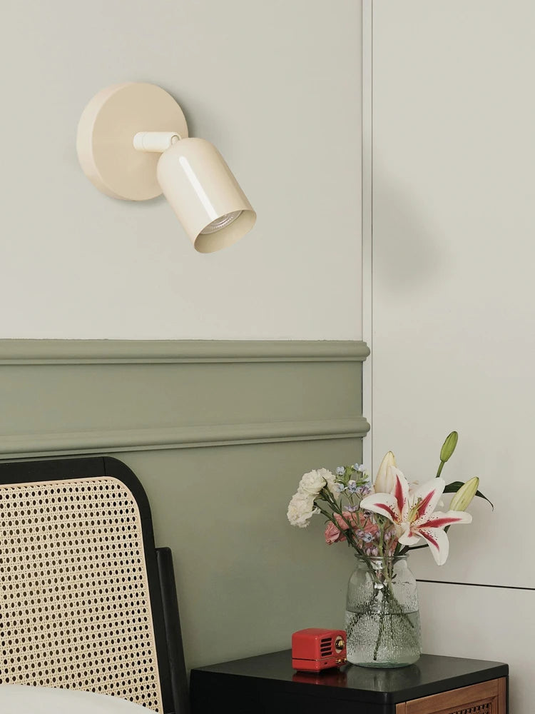 IWHD Nordic Modern LED Wall Lamp Sconce Pull Chain Switch Bedroom Living Room Corridor Cream Style Stair Light Fixture Luminaria