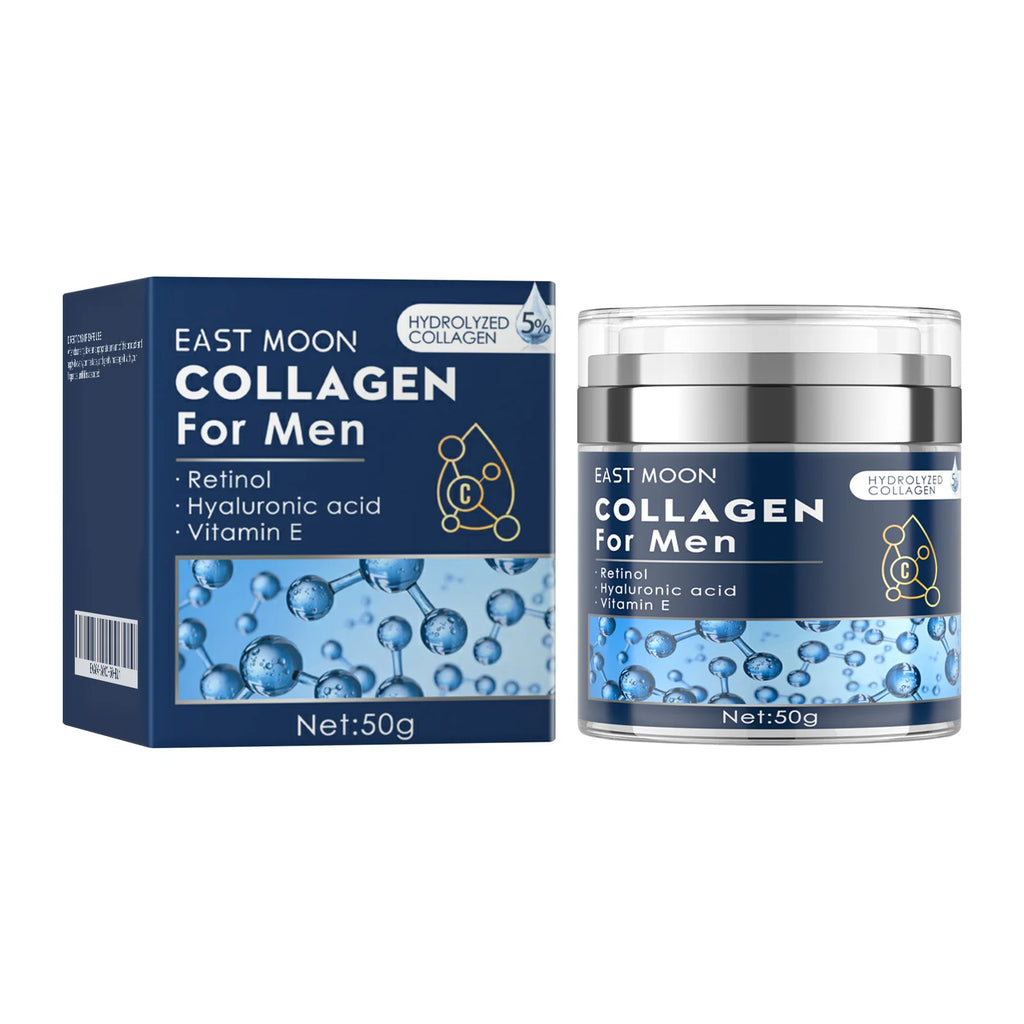 Men's Retinol Collagen Face Cream Hydrating Lifting Firming Fade Fine Lines Brighten Skin Tightening Anti-Wrinkle Men Skin Care