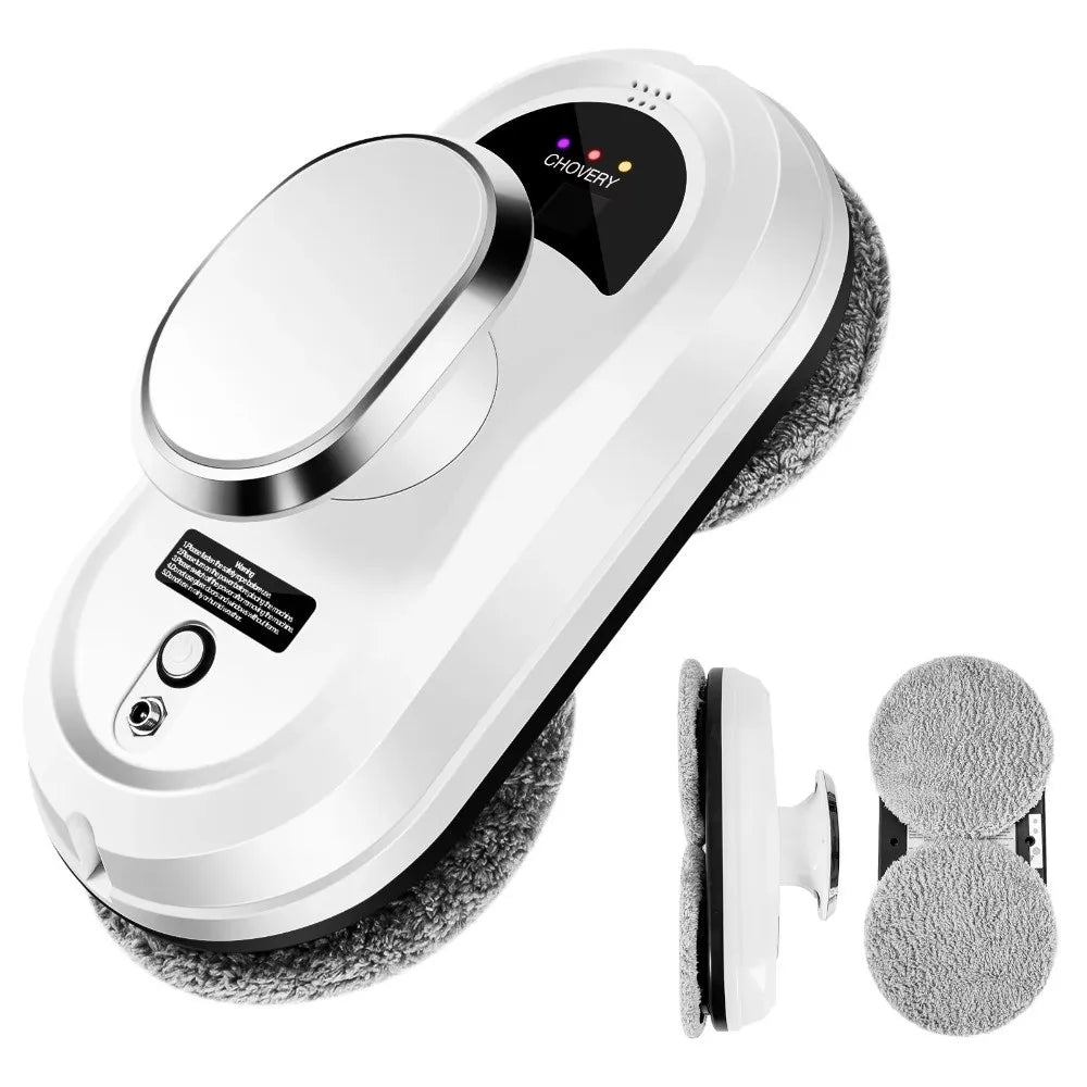Remote Control Robot Glass Cleaner 3 Cleaning Modes Intelligent Navigation Window Cleaning Robot 10 Cleaning Cloths