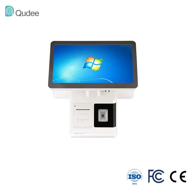 All In One Touch Screen Cash Register Screen POS Terminal For Supermarket Restaurant Convenience Store