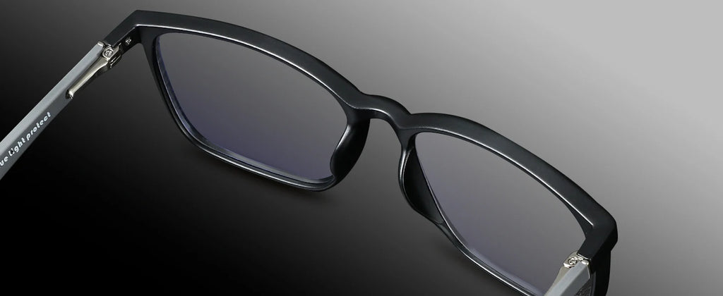 ZENOTTIC Fashion Blue Light Reading Glasses for Men，Sport Square Frame Readers, Anti Glare Computer Glasses