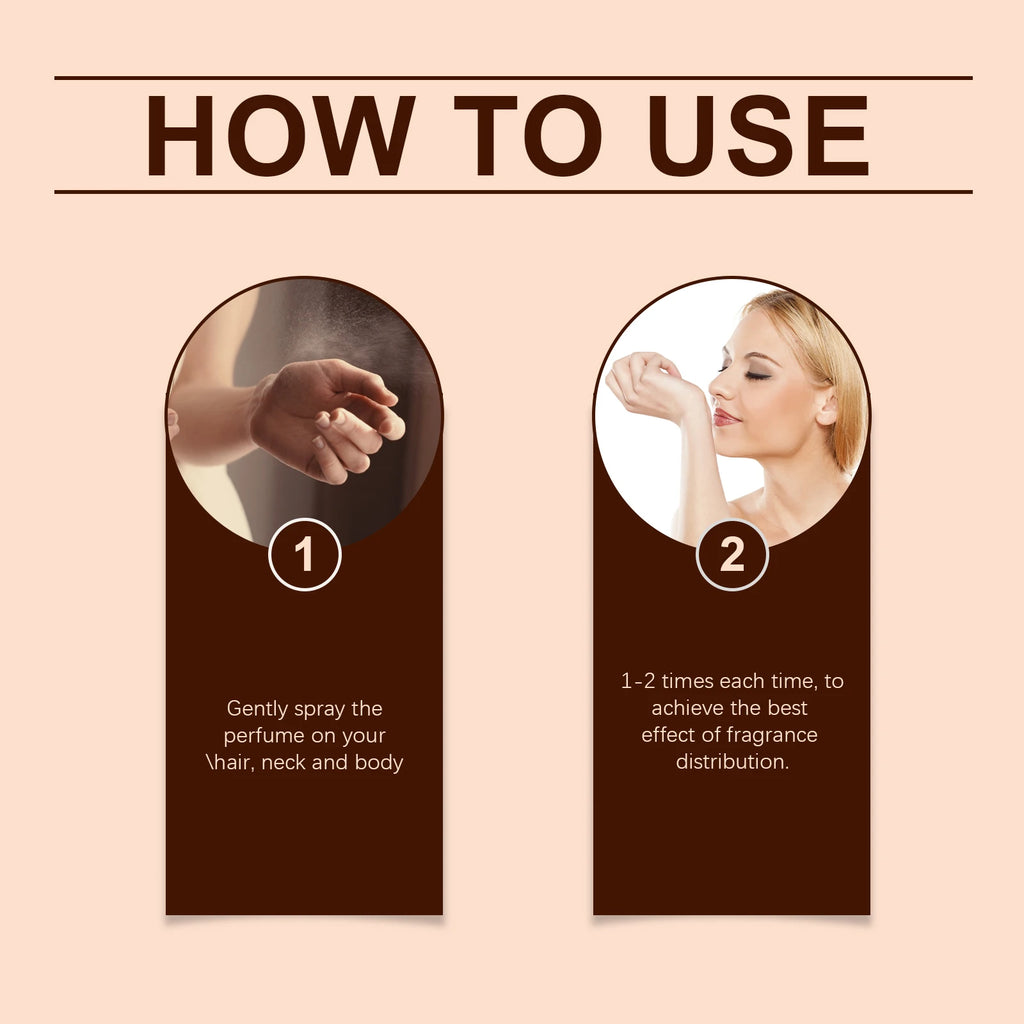 Vanilla Scented Body Fragrance Spray, Naturally Fresh Light Scent, Long-Lasting Daily Body and Hair Perfume Spray
